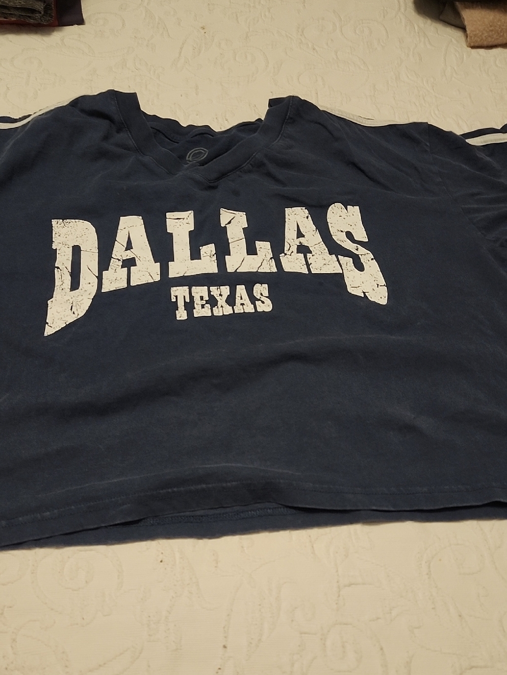 Dallas Texas Navy Graphic Tee